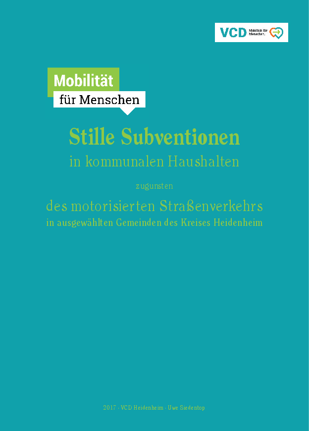 Stille Subventionen in kommunalen Haushalten