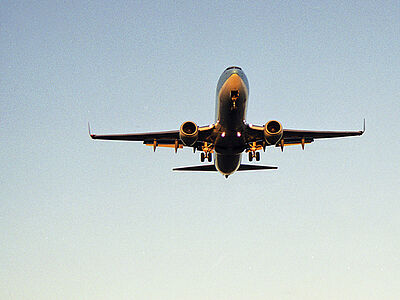 Flugzeug. Foto: Nils Holgerson