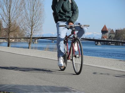Radfahrer in Konstanz