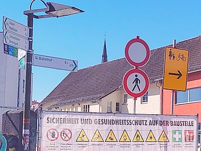 Umleitungsbeschilderung