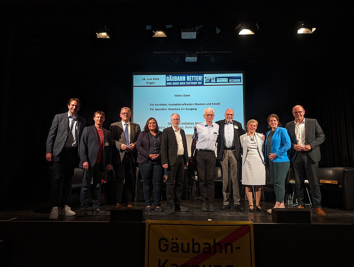 Pro Gäubahn Podiumsdiskussion in Singen | VCD vor Ort - Mobilität für ...