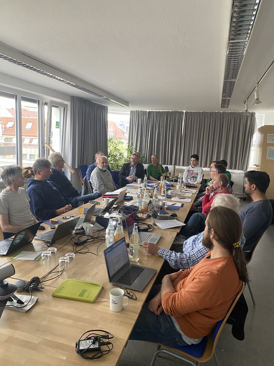 VCD-Mitglieder bei BW-Treffen in der Landesgeschäftsstelle in Stuttgart