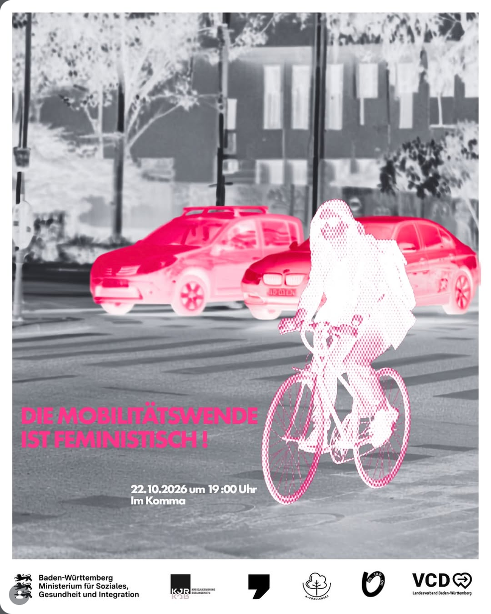 Boris von Heesen Komma Esslingen VCD Mann am Steuer Lesung feministische Mobilität