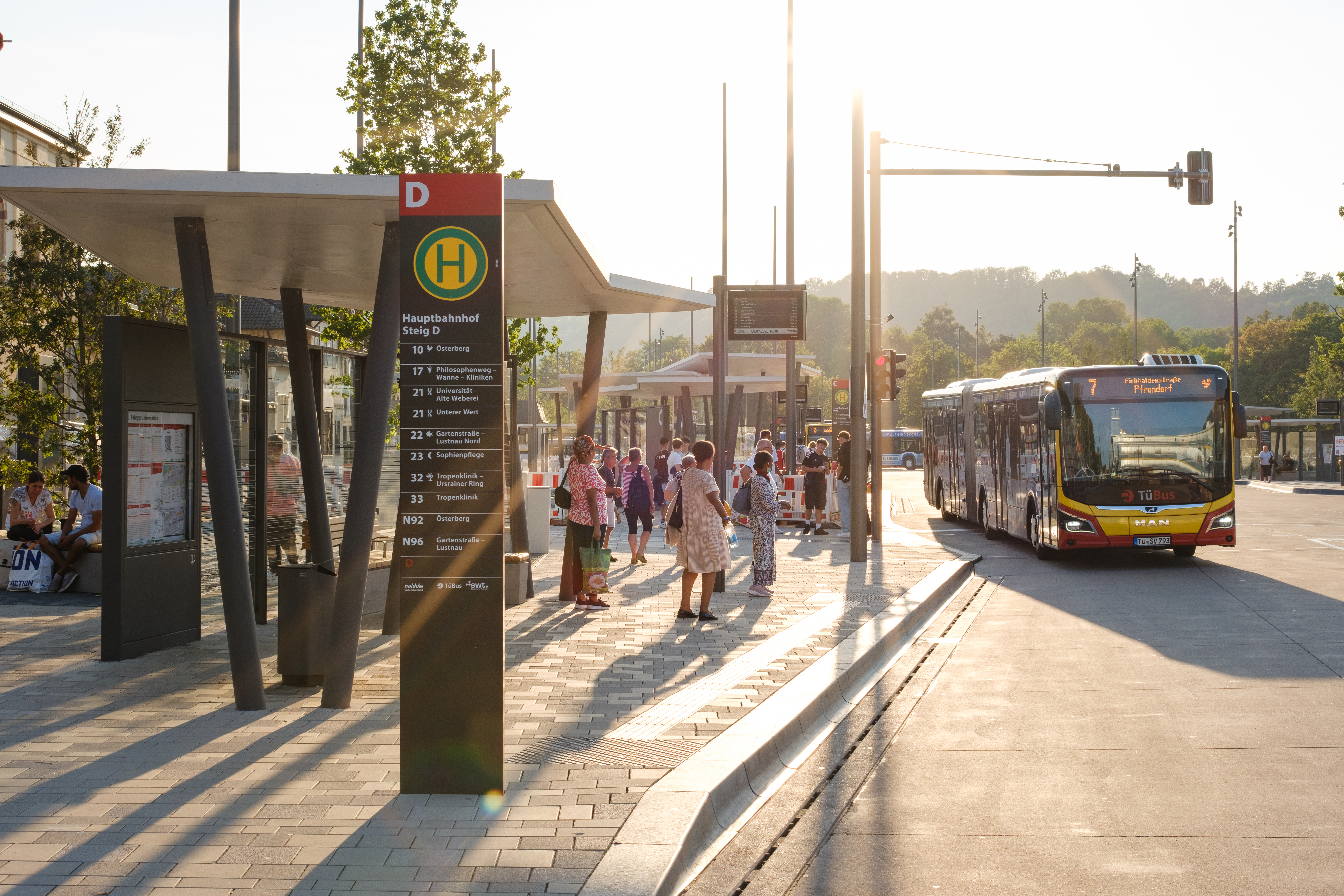 Tübingen Europaplatz Stadt ZOB Baden-Württemberg VCD Mobilität ÖPNV