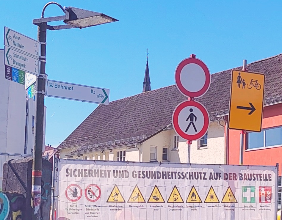 Umleitungsbeschilderung